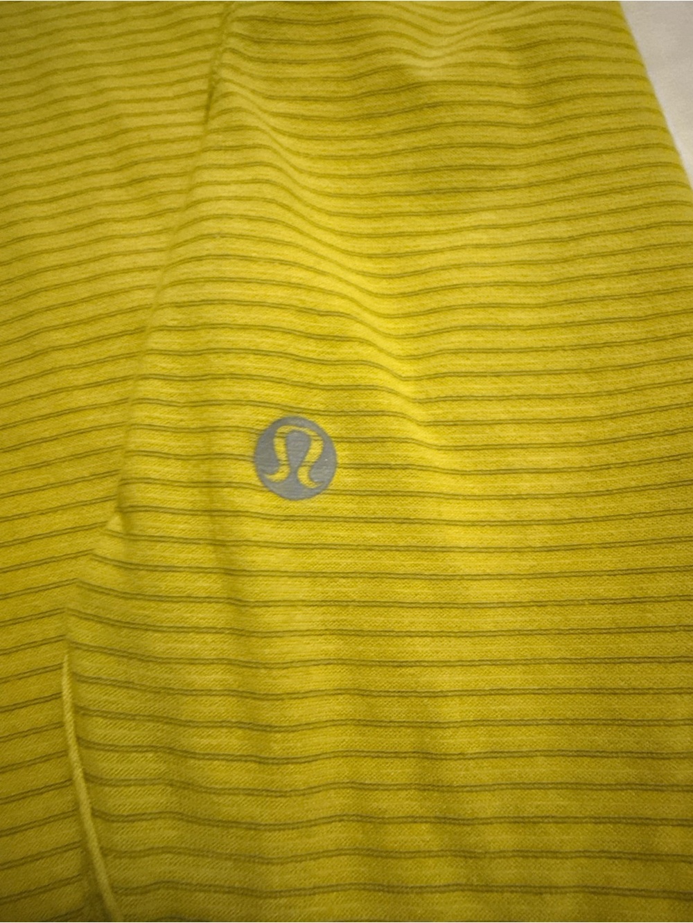 lululemon athletica Yellow Striped Racerback Tank - Picture 2 of 3